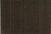 Outdoor deurmat Inuci met "Eco", pvc vrije rugzijde, kleur "Bronze", 80 cm x 50 cm.