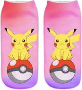 Pokemon enkelsokken Pikachu Unisex Enkelsokken Maat 36-41