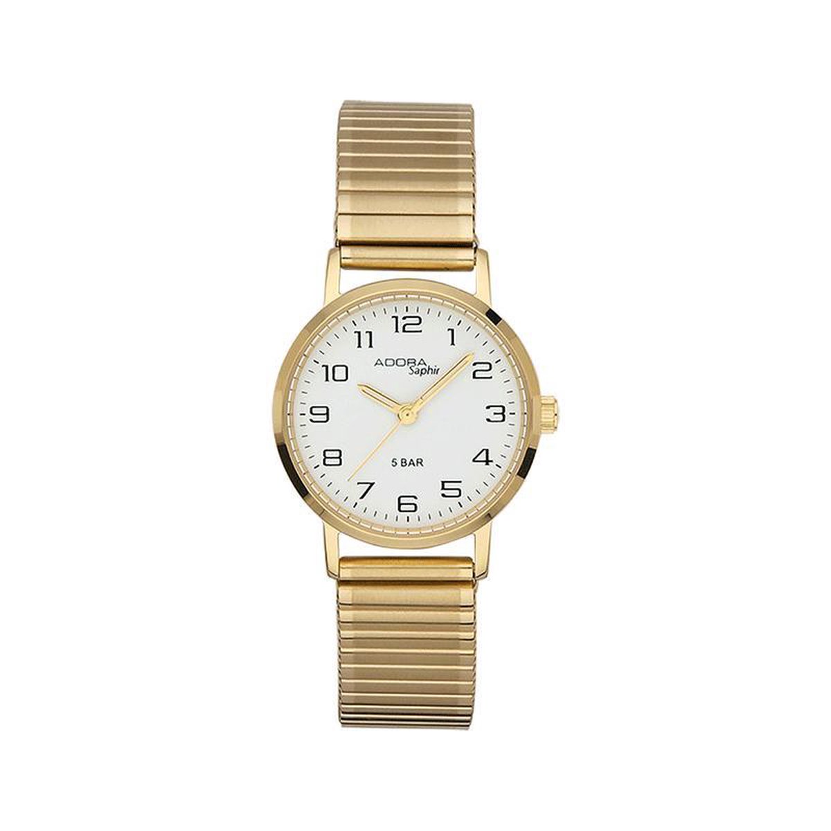Adora dames horloge met saffier glas -rekband -AS4249