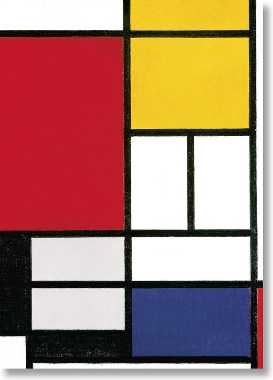 Poster 50x70, Mondriaan