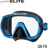 TUSA Snorkelmasker Duikbril Freedom Elite M1003QB -FB - zwart/blauw