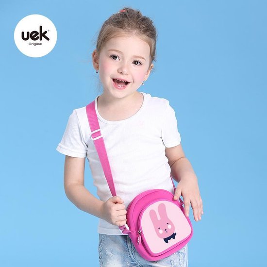 Uek original enfants| Lapin à bandoulière|Rose| sac à main pour toutes les  filles | bol.com