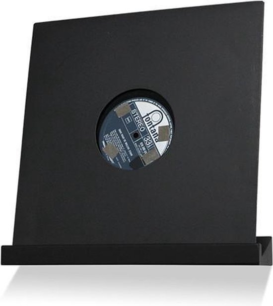 de eerste Asser voor de hand liggend Vinyl lp platen display - fotoplankje - wandplank - fotolijstplank - zwart  | bol.com