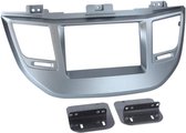 2-DIN paneel Hyundai Tucson 07/2015- zilver