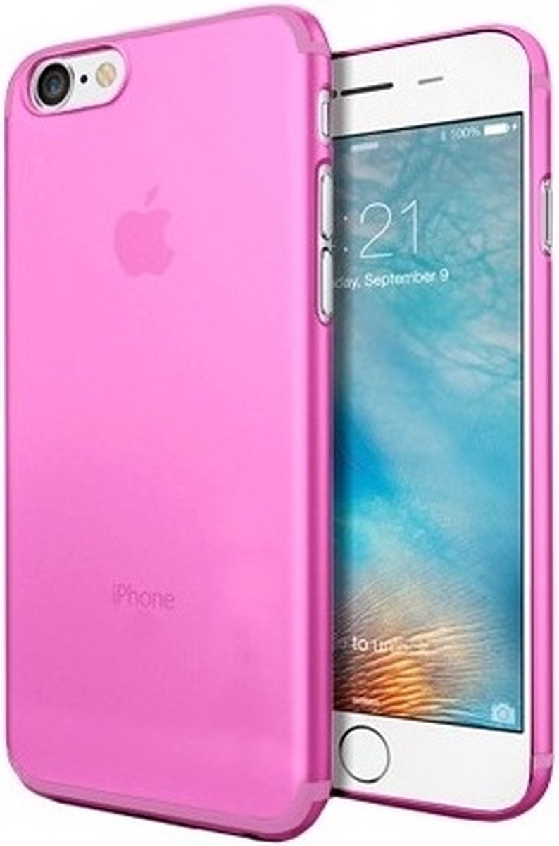 Apple iPhone 7 smartphone hoesje tpu siliconen case roze
