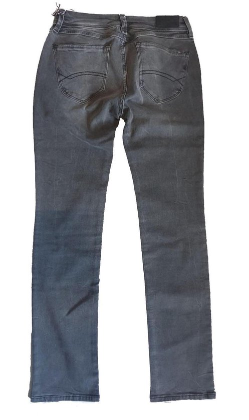 Tommy hilfiger suzzy sbust grijze straight fit jeans - Maat W28-L32 | bol