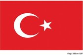 Vlag Turkije | Turkse vlag 150x90cm
