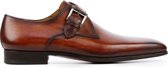 Magnanni Mannen Leren Gespschoenen / Herenschoenen / Instapper 15477 - Cognac - Maat  45