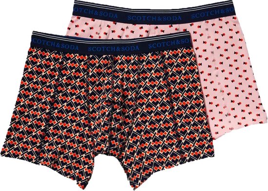 Scotch \u0026 Soda Boxershorts 2 Pack - Roze - XXL | bol.com