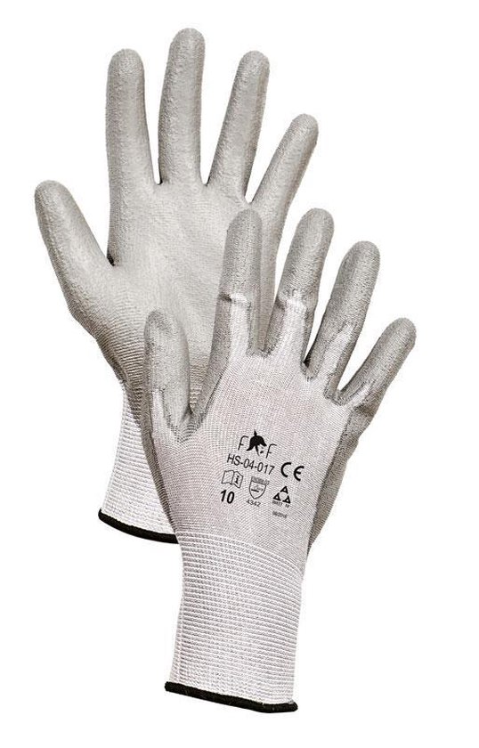 Snijbestendige handschoen Stint Light level 3 - 10/XL - 12 paar | bol.com