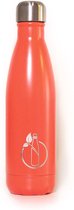 de BottleShop - Classic Orange - RVS Drinkfles - RVS Thermosfles - RVS Thermoskan - 500ml