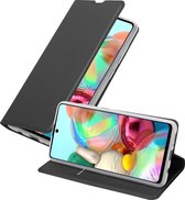 Samsung Galaxy A51 Hoesje PU Leer Bookcase Zwart