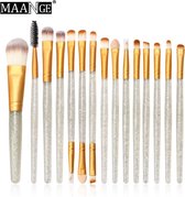 Maange - Luxe Make-up Kwasten set - Exclusief & Professioneel - 10 Stuks - Borstel set - Makeup