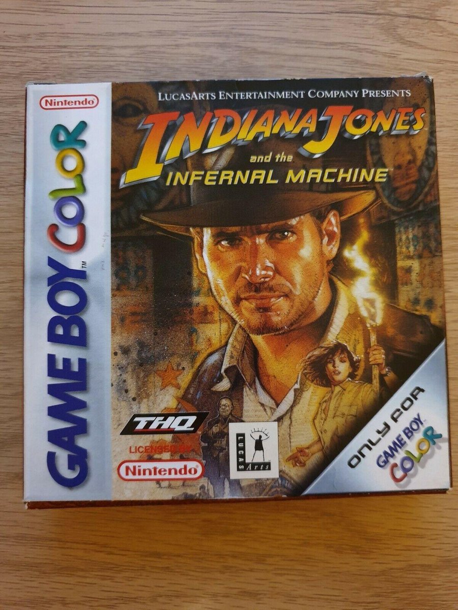 Indiana Jones and the Infernal Machine - Nintendo Gameboy Color 