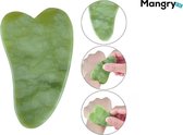 100% Natuurlijke Jade steen - Jade Roller Gezichtsmassage | Luxe Gezichtsroller | Anti Rimpel Gezichtsroller | Anti donkere kringen | Anti rimpels | Gezichtsmassage | Afvalstoffen reiniger | 