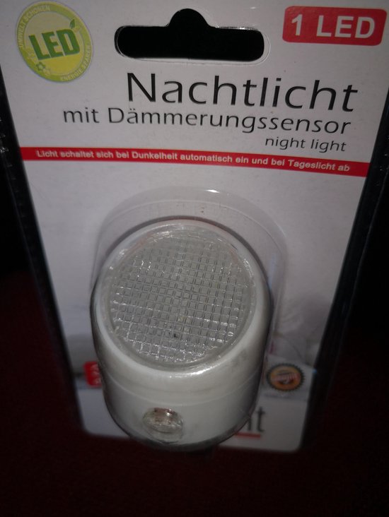 2 x LED  Nachtlampje met sensor  en draaibaar WIT nachtlicht lamp van Delight — afbeelding 2