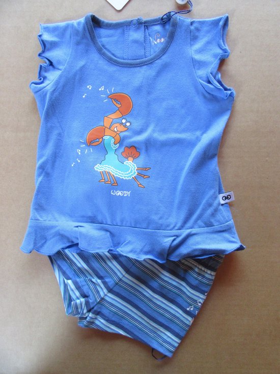 zomer pyjama woody voor meisje 3 maand