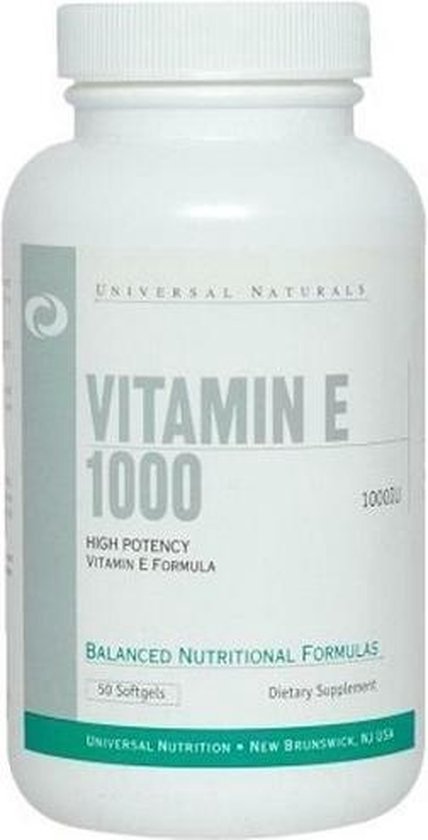 Vitamine E-1000 50softgels | bol.com