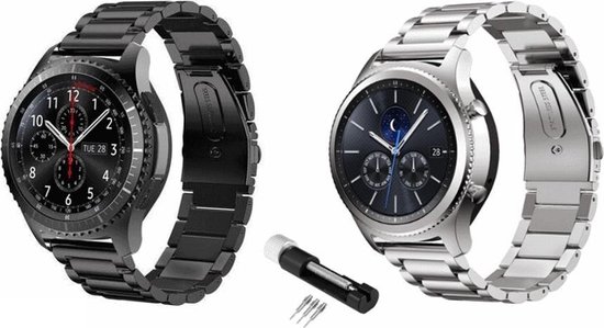 SmartphoneClip schakel bandje - Samsung Galaxy Watch (46mm)/Gear S3 -  2-pack | bol.com