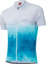 Loffler Fietsshirt - Maat L  - Vrouwen - blauw/wit
