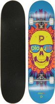 Playlife Skateboard - geel/oranje/blauw