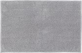 Lucy's Living Luxe Badmat POLI Grey Gerecycled – 50 x 80 cm – grijs - katoen - polyester - badkamer mat - badmatten - badtextiel - wonen – accessoires - exclusief