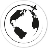 Wooncirkel - Travel the globe (⌀ 30cm)