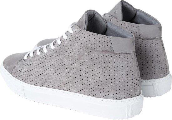 Purewhite Nubuck Leren sneakers - Suede Grijs - mid high voering - Maat 44  | bol.com