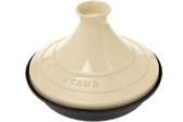 Staub tajine - 28 cm - zwart-crème