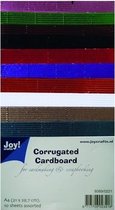 Joy! crafts - Ribbelkarton - Metallic: assorti - 8089/0221