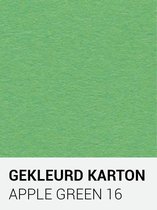 Gekleurd karton apple green 16 A4 270 gr.