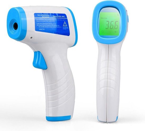 RB Technologies - KZED-8801 - Infrarood Thermometer - Koortsthermometer - Kinderen - Volwassenen - Voorhoofd - Contactloos - Thermometer Lichaam - RB Technologies
