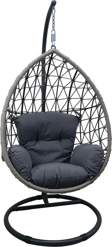 Hangstoel Egg Chair Paris Rope Sand | bol.com