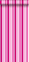 papier peint à rayures rose - 115818 ESTAhome