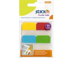 Stick'n Bladwijzers - Sticky Notes - 38 x 25 mm - 4 Kleuren - 80 Index Tabs