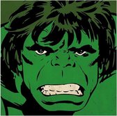 MARVEL COMICS - Canvas 40X40 '18mm' - HULK Close-Up