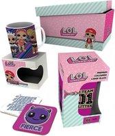LOL Surprise - Giftbox - Pint, Beker & 2 Onderzetters - Dolls
