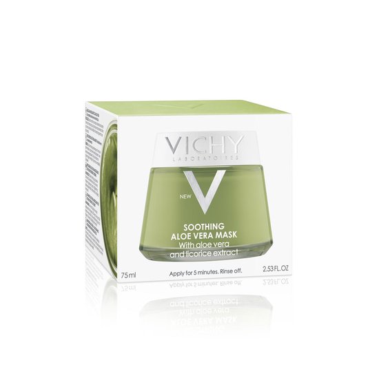 Ijdelheid waarom Minimaliseren Vichy Pureté Thermale Aloë Vera Masker - 2 x 75 ml - Verzachtend | bol.com