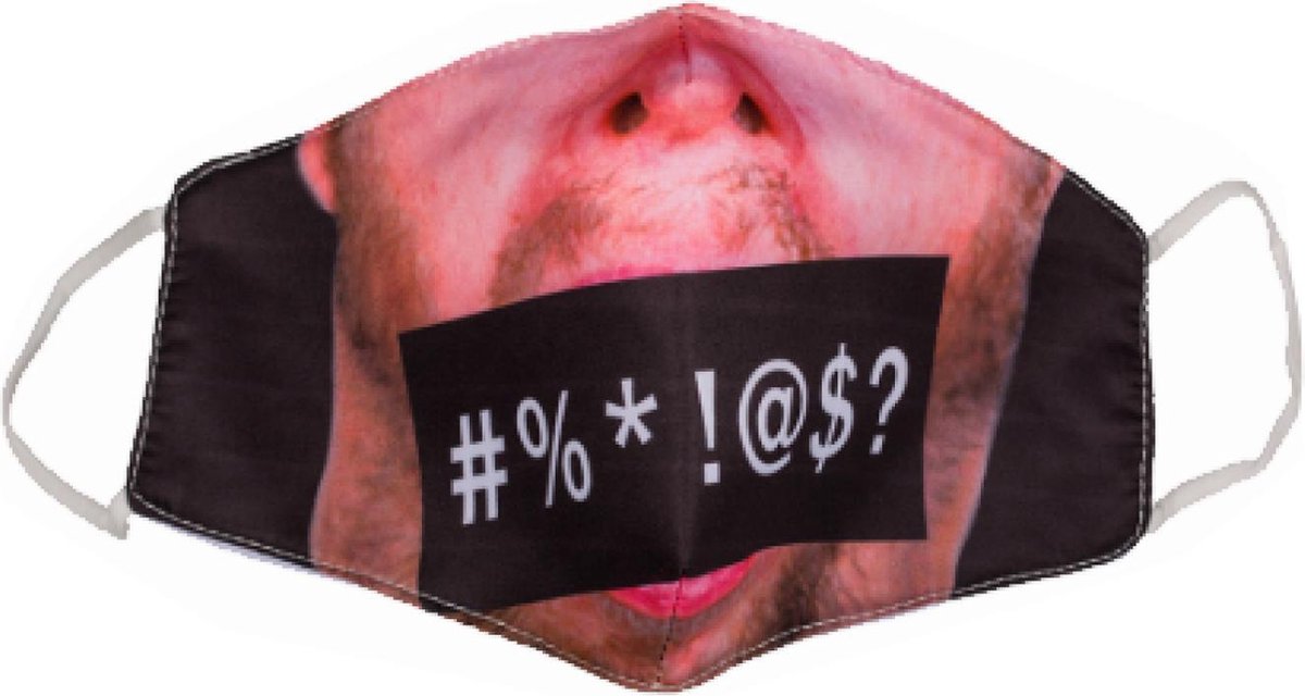 Mondkapje - Grappig mondmasker - Scheldwoord - Niet medisch - Wasbaar - Herbruikbaar
