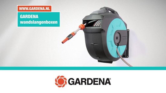 Oorzaak Kritiek Afscheid GARDENA Wandslangenbox - 25m - Automatische Roll-Up - 180° zwenkbaar |  bol.com