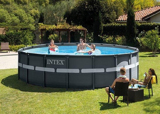 INTEX™ Ultra XTR Frame Pool - Ø 549 cm (set incl. zandfilterpomp, ladder, onderzeil en afdekzeil)