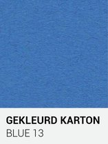 Gekleurd karton blue 13 30,5x30,5 cm  270 gr.