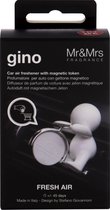 Mr&Mrs Fragrance Autoverfrisser Gino Fresh Air Wit