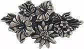 Trachten sierraad, Zilver kleur, ''Edelweiss'' Broche