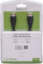 Sinox One - High Speed HDMI kabel - 4K60Hz - met Ethernet - 3840x2160 - ARC/HDR - 5 meter