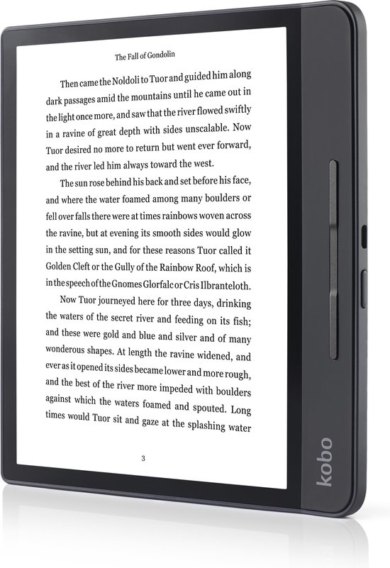 Forma e-reader - Waterdicht - Grote 8 inch scherm - Instelbaar warme kleur - 8GB - Wifi - Zwart