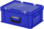 Koffer - Opbergbox - 400x300xH190mm - blauw