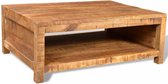 Salontafel Massief hout - koffietafel (Incl LW3D Klok) l - coffee table woonkamertafel