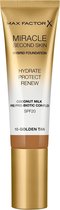 Max Factor Miracle Second Skin Foundation - 10 Golden Tan