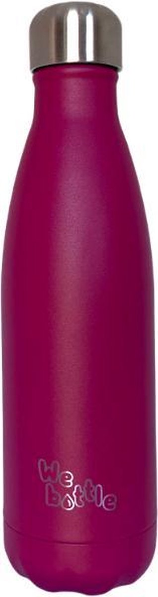 500 ML Bottle Dark Pink - We Bottle - WaterFles